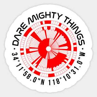 Dare Mighty Things Sticker